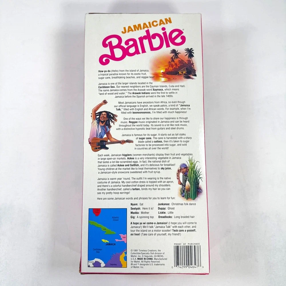 Mattel Jamaican Barbie Dolls of the World Collection Special Edition 1991 4647